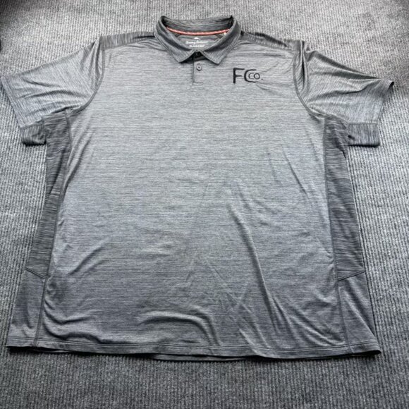 Other - Tommy Bahama Polo Shirt Mens 3XLT Gray IslandZone Performance Stretch UPF 30